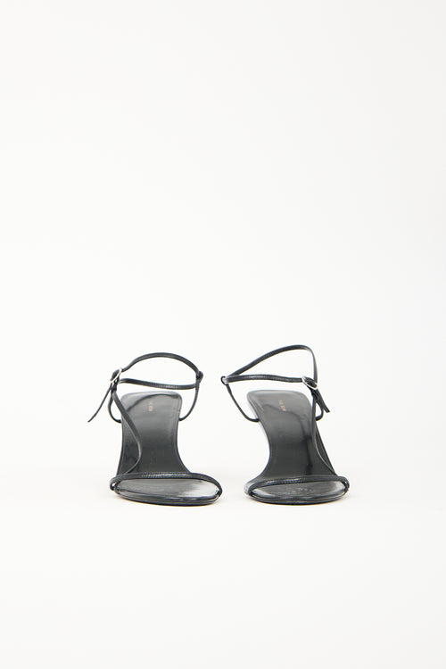 The Row Leather Bare Heeled Sandal