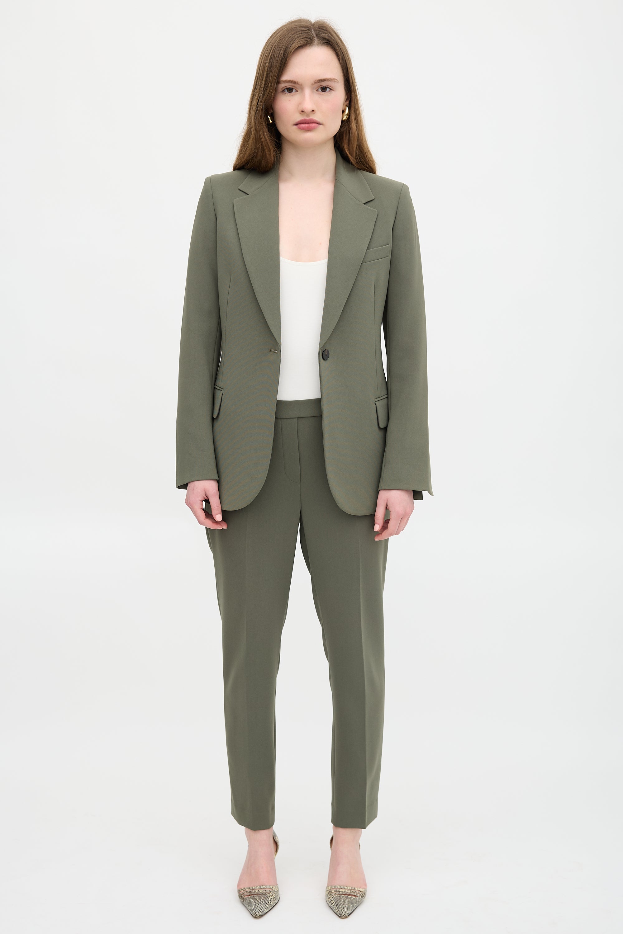 Theory Crepe Tailored Suit