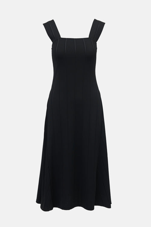 Theory Ribbed Knit Midi Dress