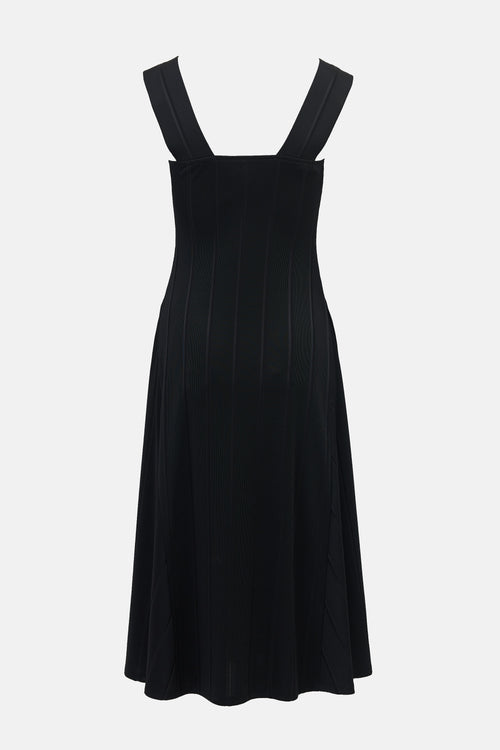 Theory Ribbed Knit Midi Dress