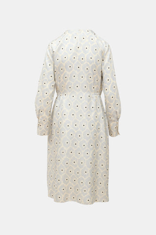 Theory Silk Floral Dress