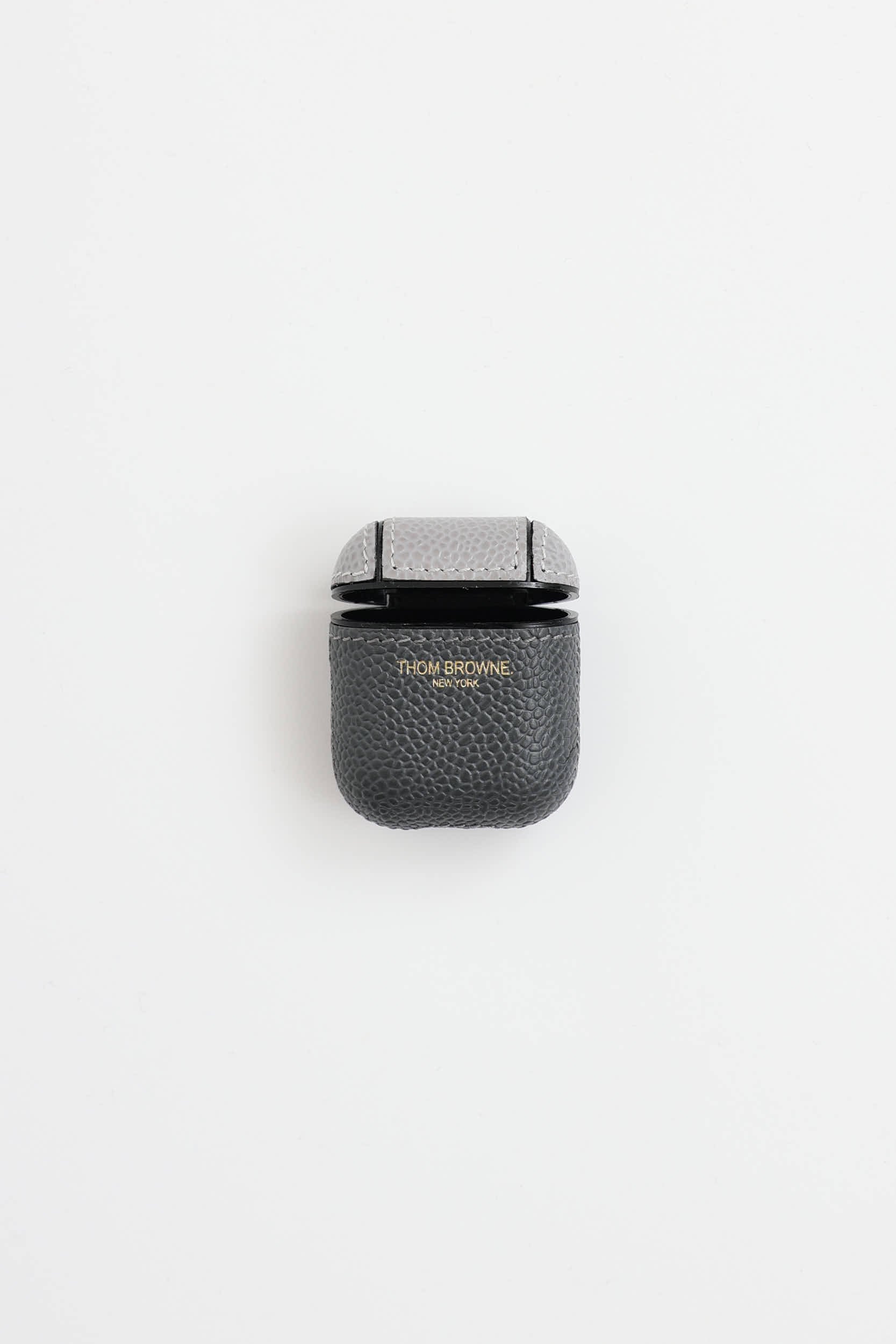 Thom Browne Leather Logo Airpod Case