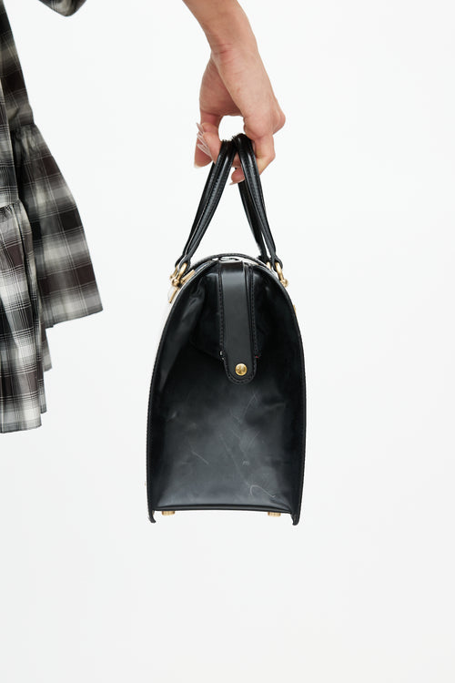 Thom Browne Black & Gold Mr. Thom Bag