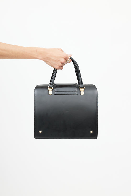 Thom Browne Black & Gold Mr. Thom Bag