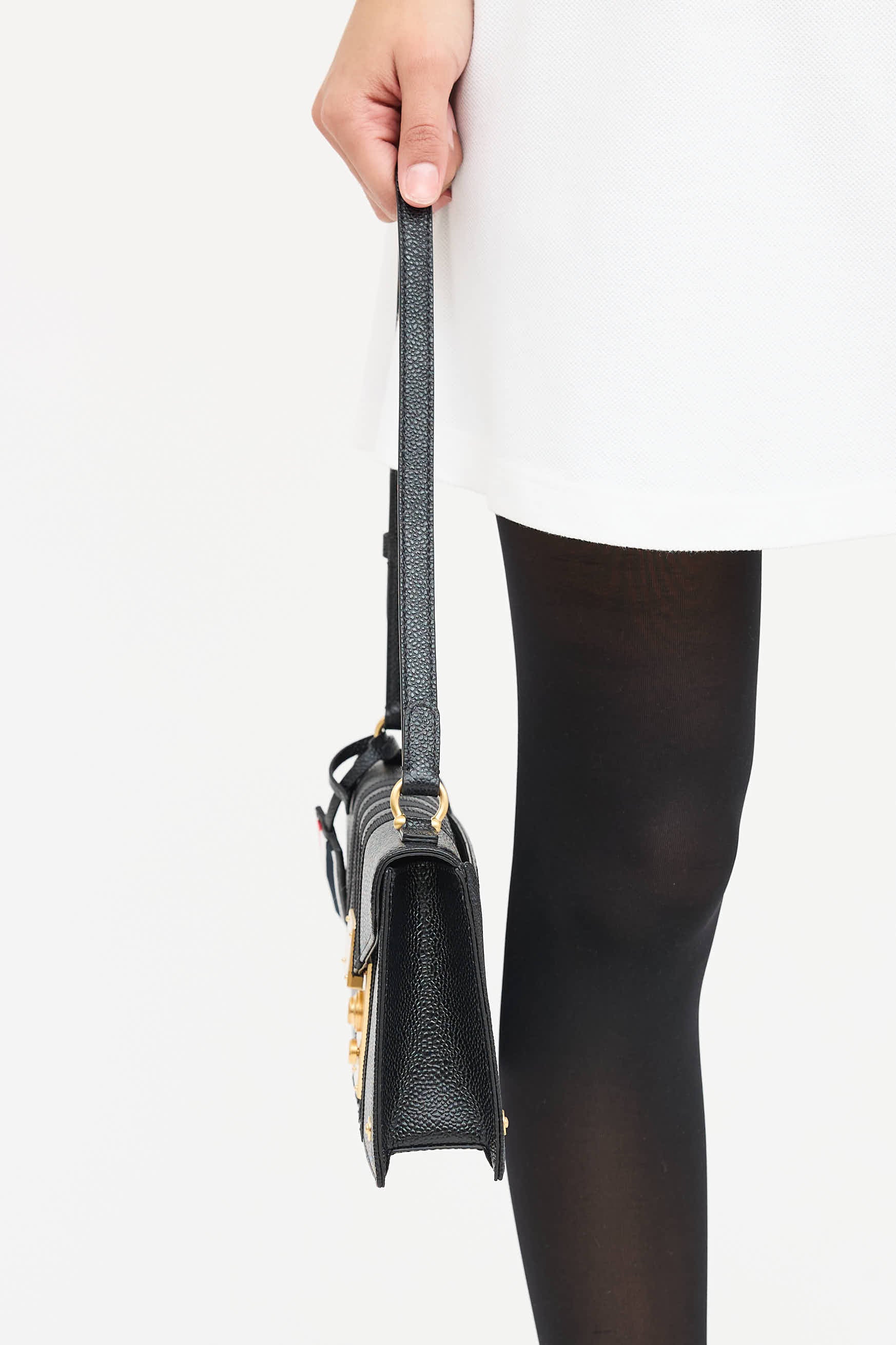 Thom Browne 8 Bar Mrs Thom Baguette Bag