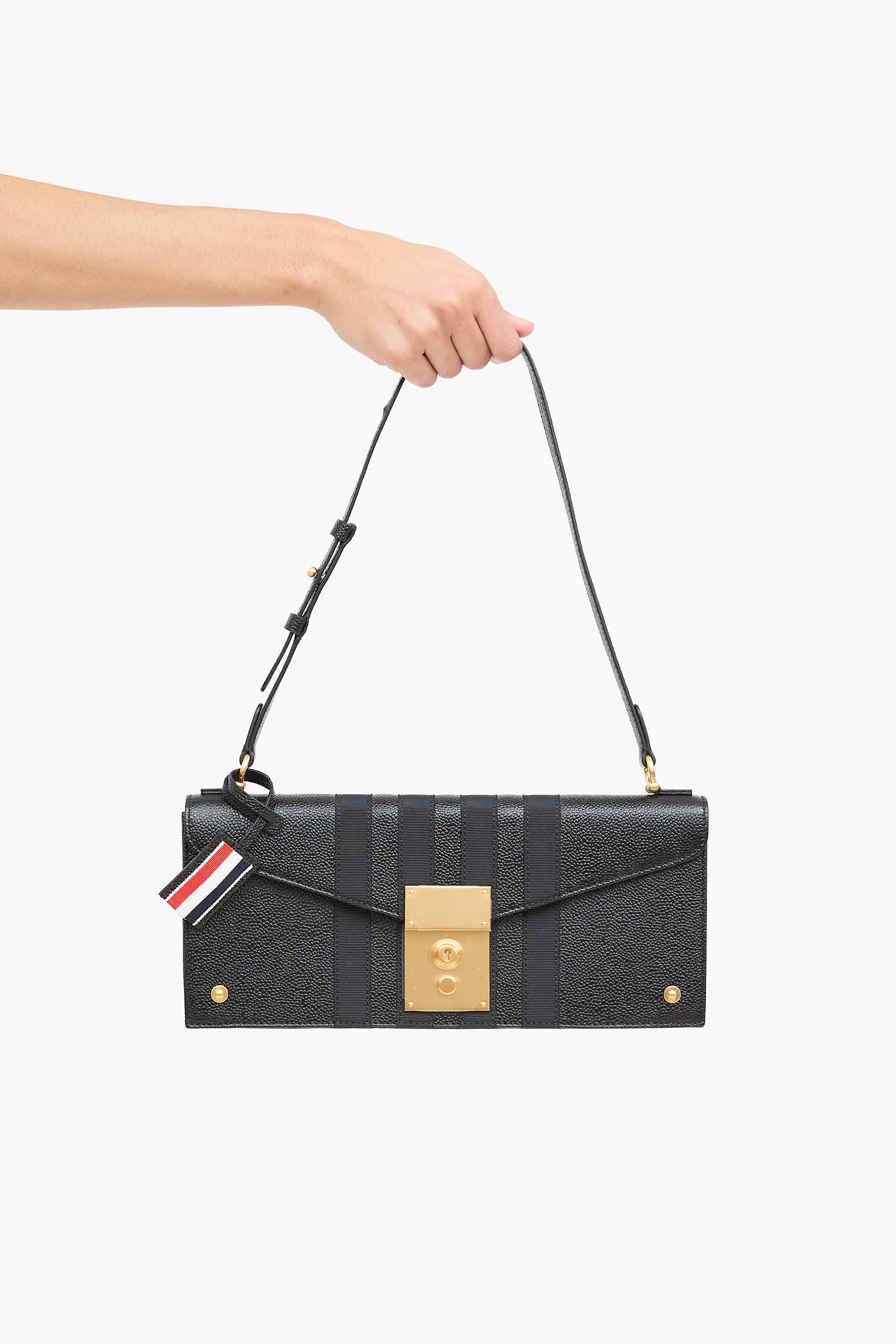 Thom Browne 4 Bar Mrs Thom Baguette Bag