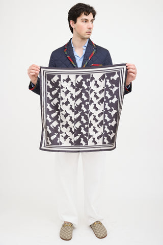 Silk Jacquard Scarf