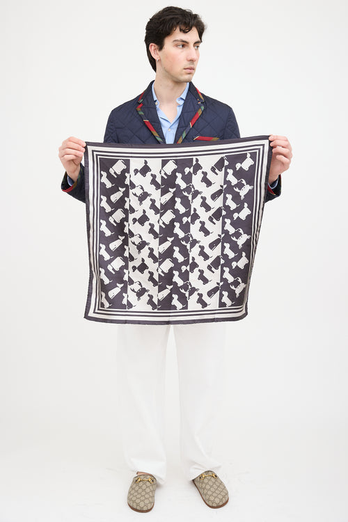 Silk Jacquard Scarf