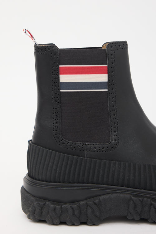 Thom Browne RWB Stripe Duck Boot
