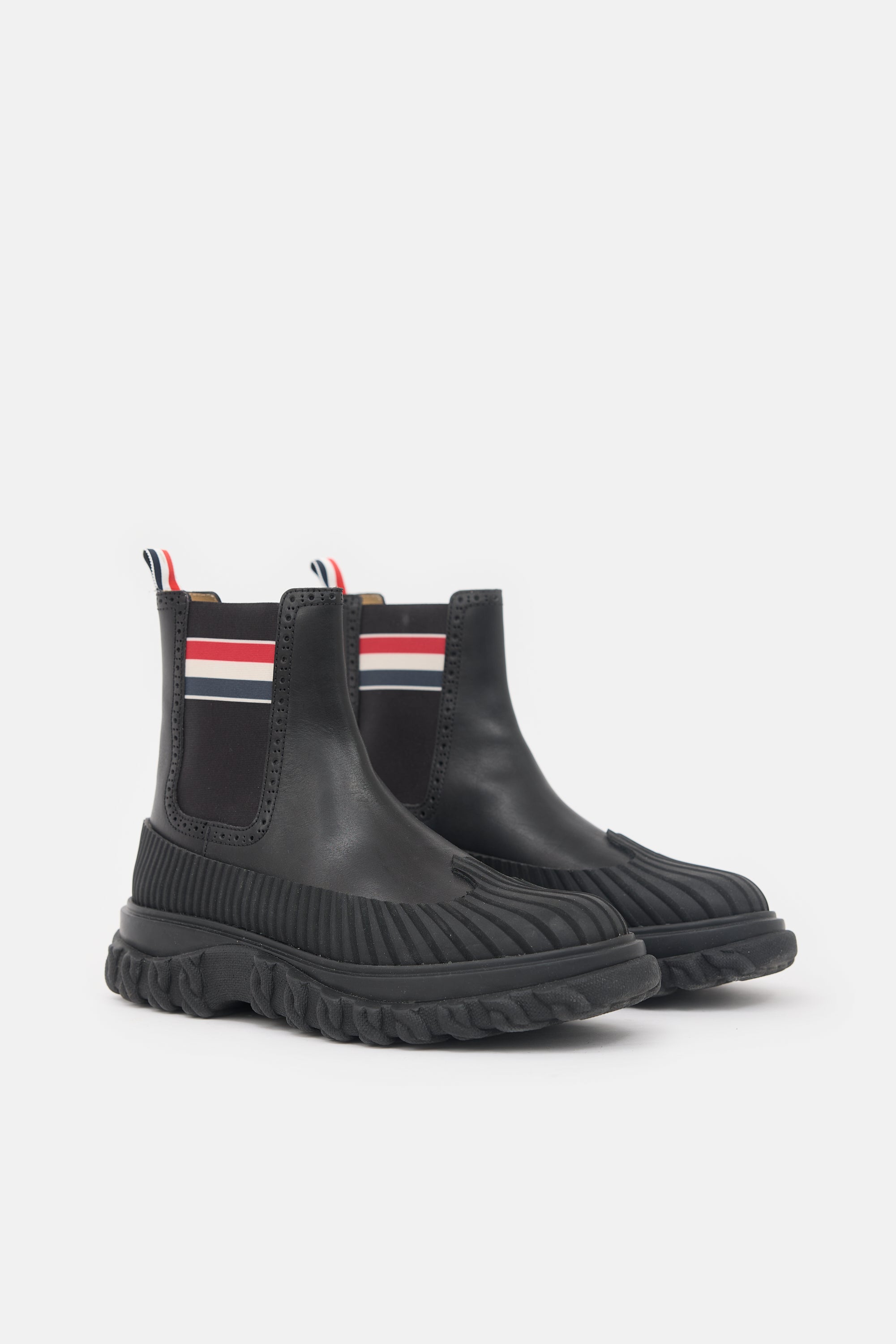 Thom Browne RWB Stripe Duck Boot
