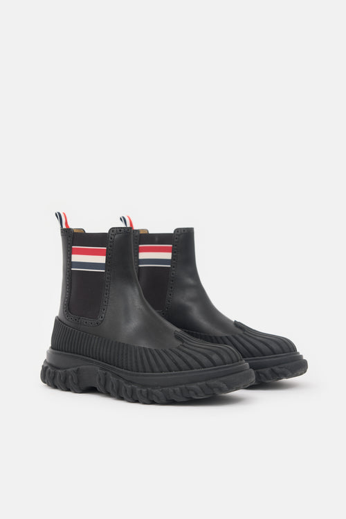 Thom Browne RWB Stripe Duck Boot