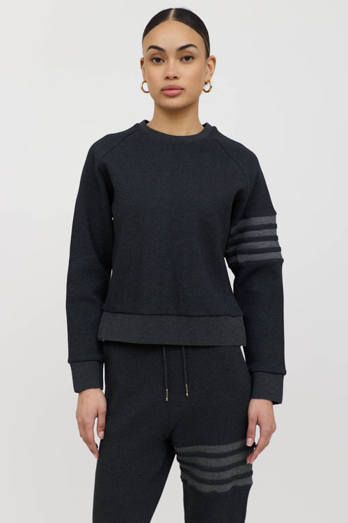 Thom Browne Striped Waffle Co-Ord Set