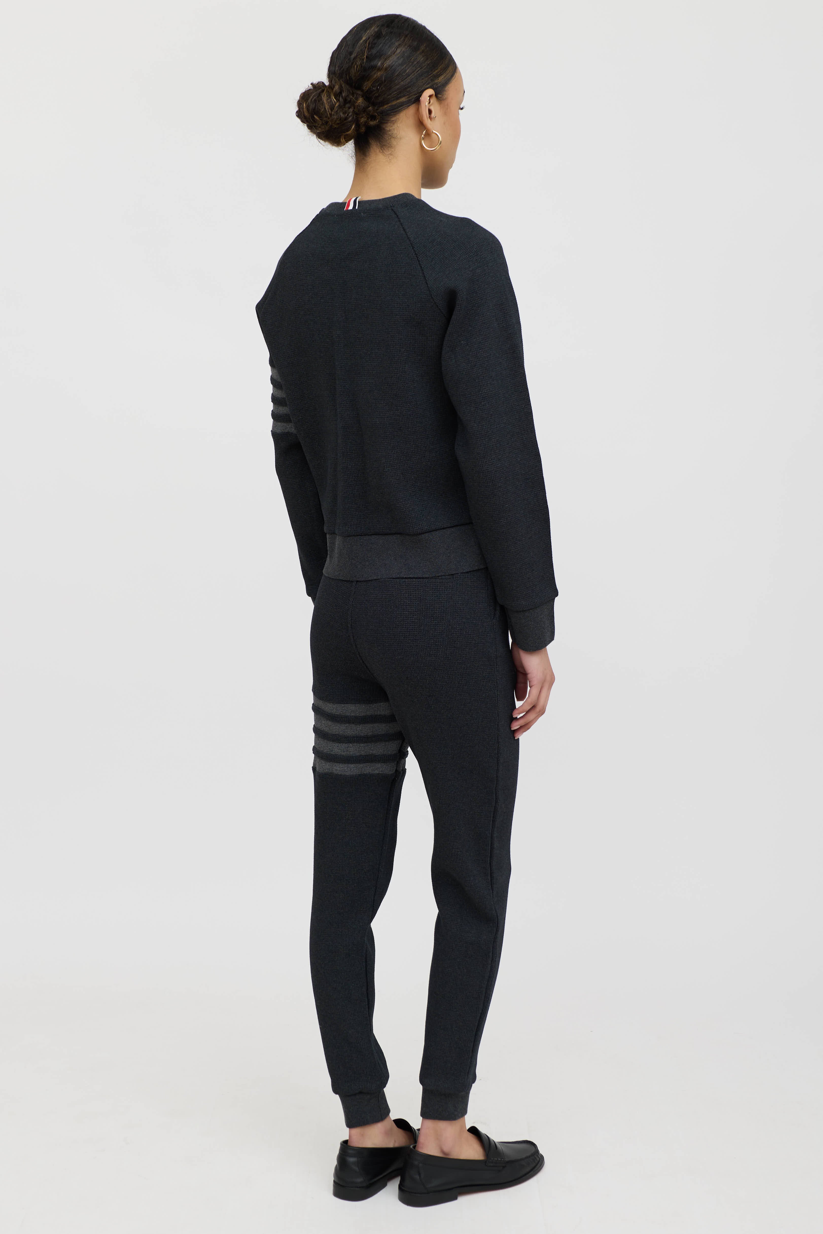 Thom Browne Striped Waffle Co-Ord Set