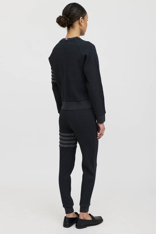 Thom Browne Striped Waffle Co-Ord Set