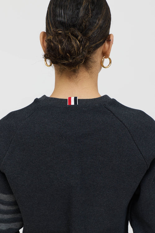 Thom Browne Striped Waffle Co-Ord Set