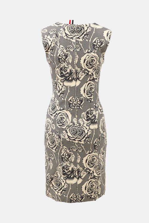 Thom Browne Wool Patterned Dress