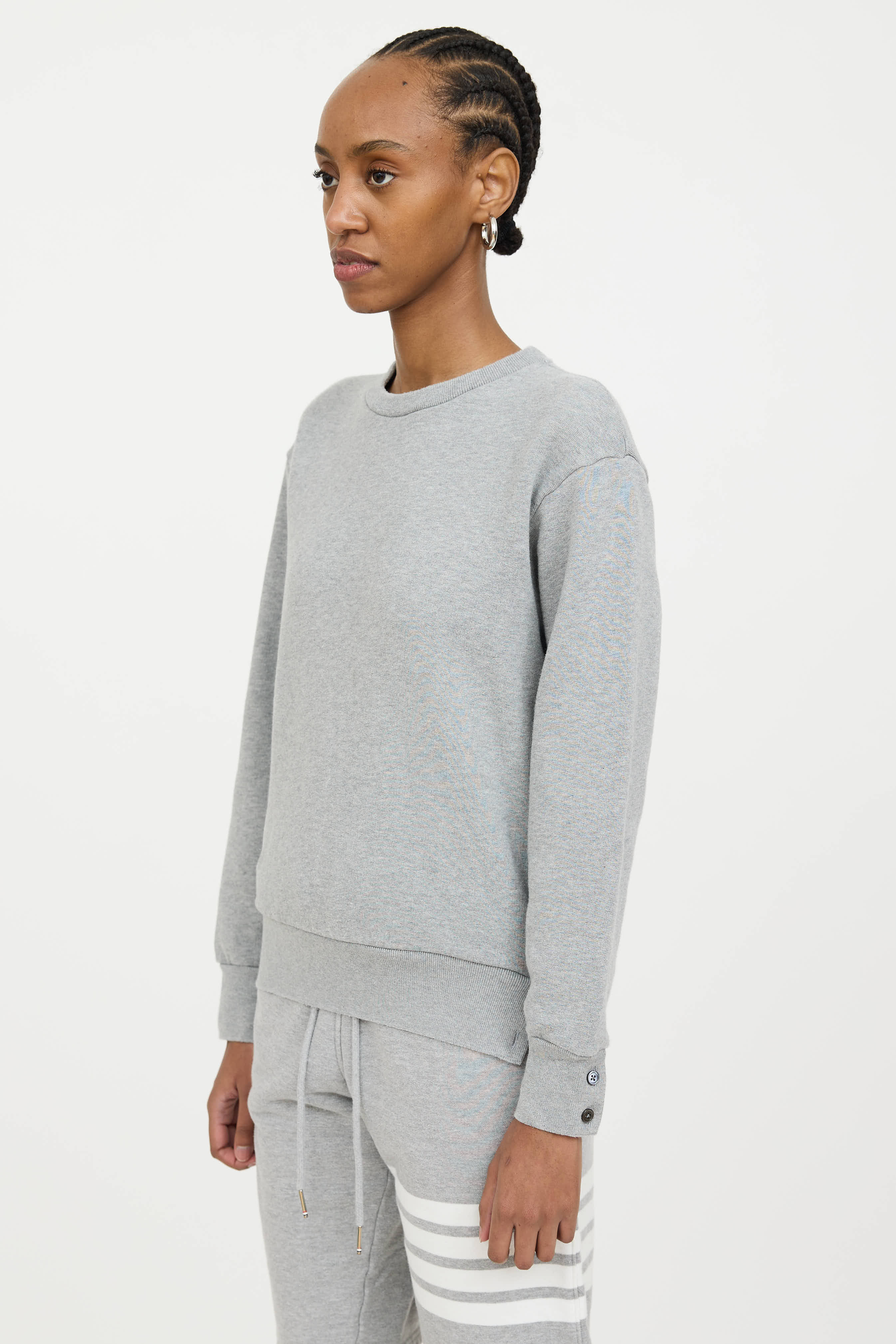 Thom Browne Webbed Striped Sweatshirt