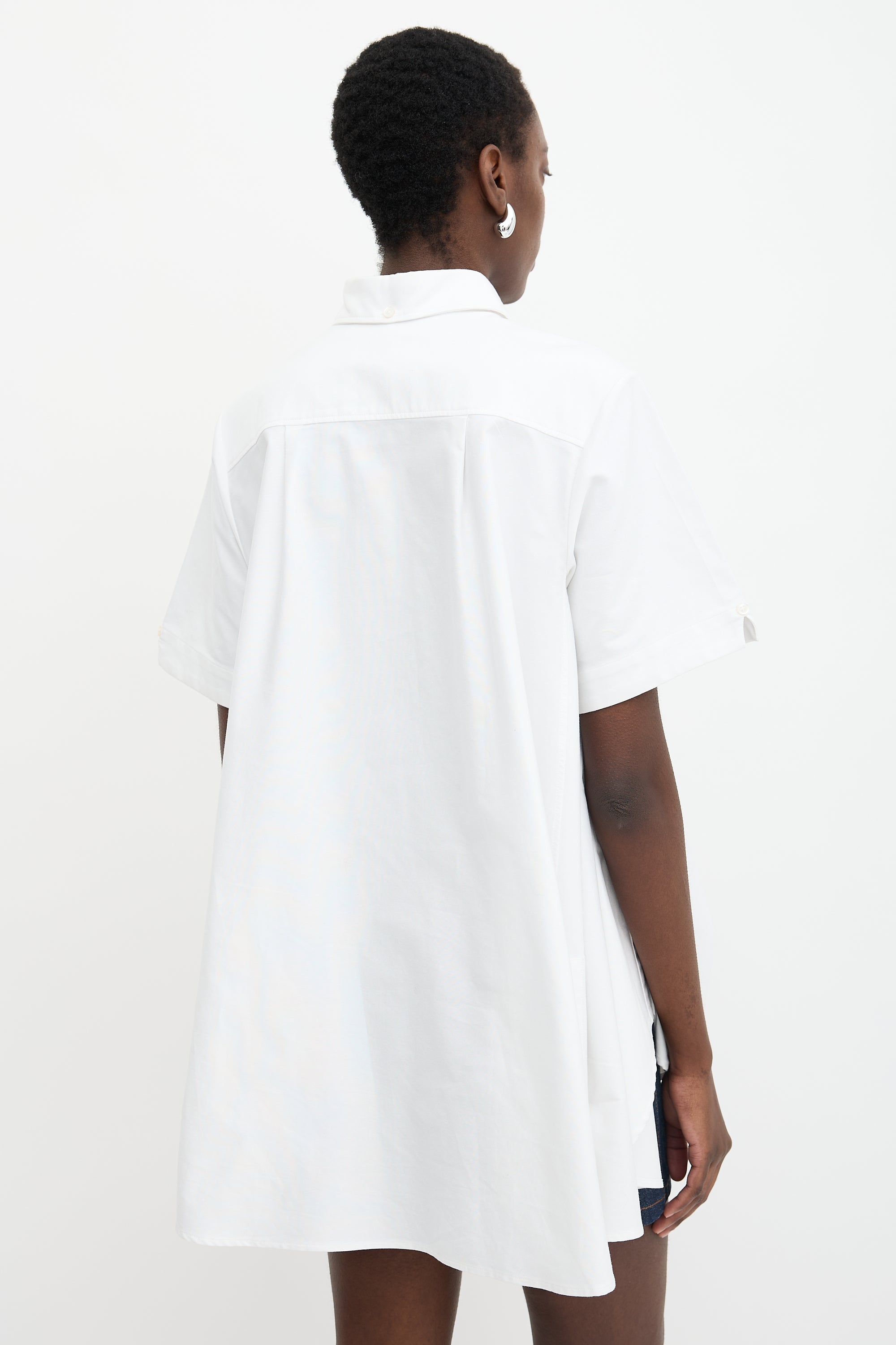 Thom Browne A-Line Polo Blouse