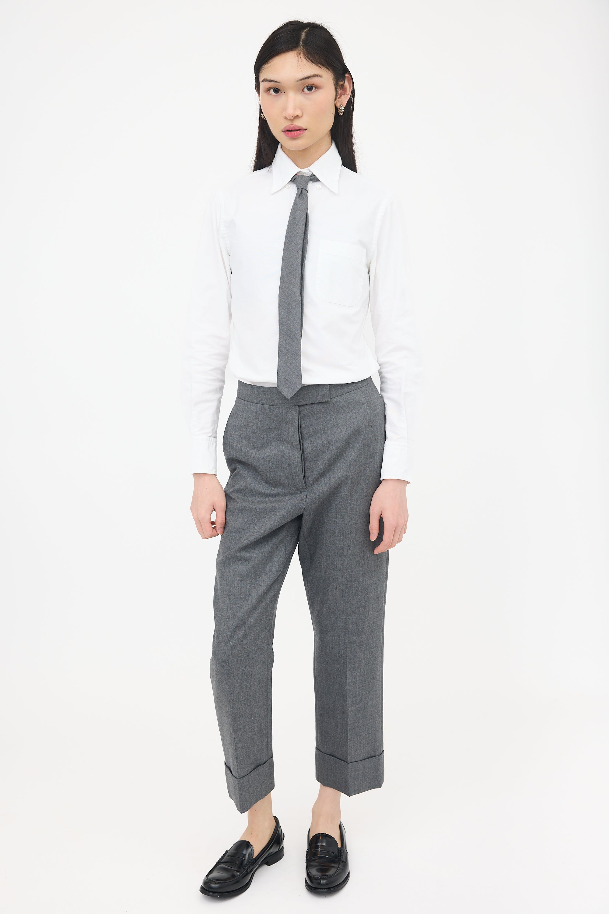 Thom Browne Button RWB Shirt