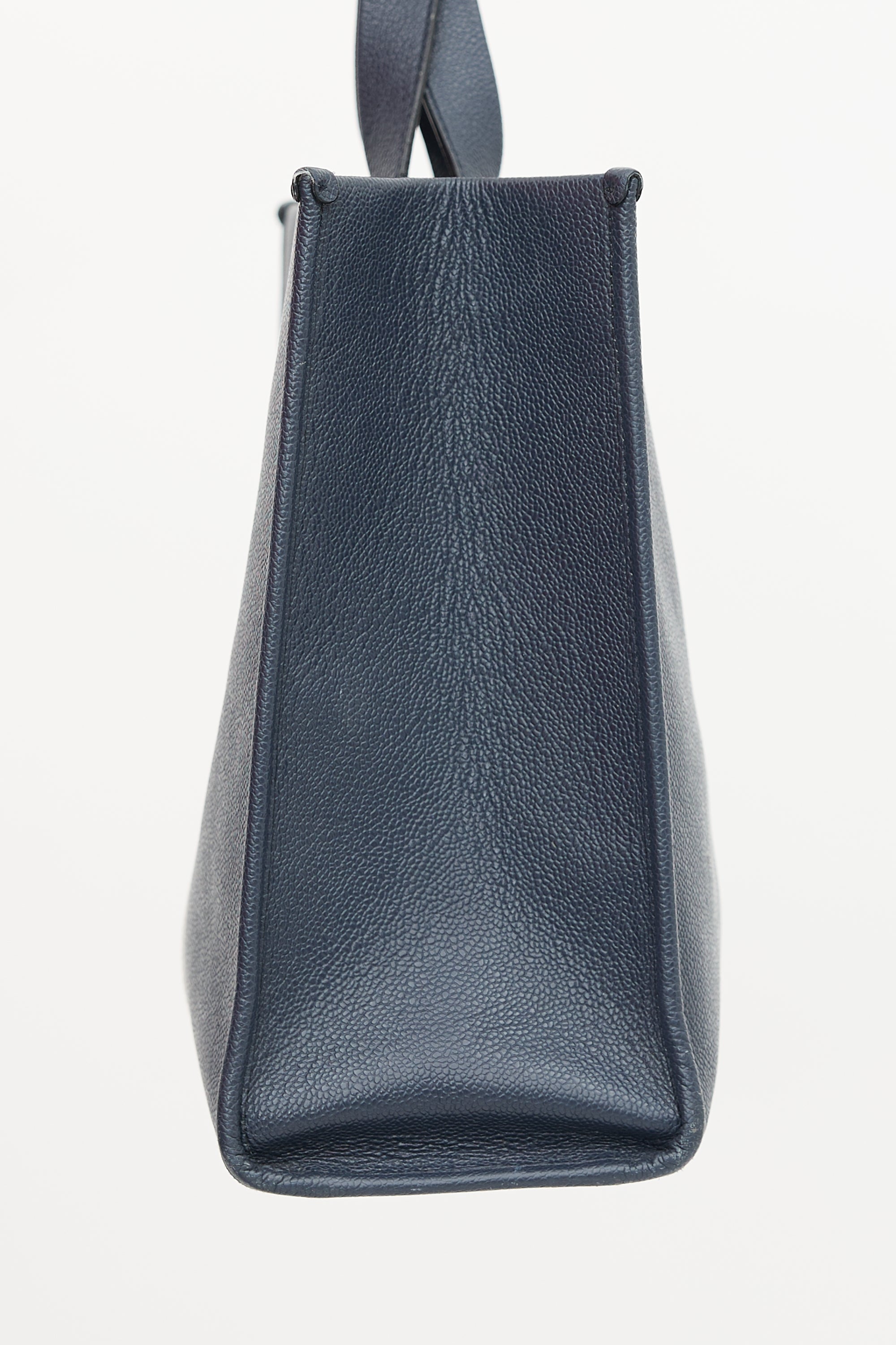 Thom Browne Leather Four Bar Squared Tote