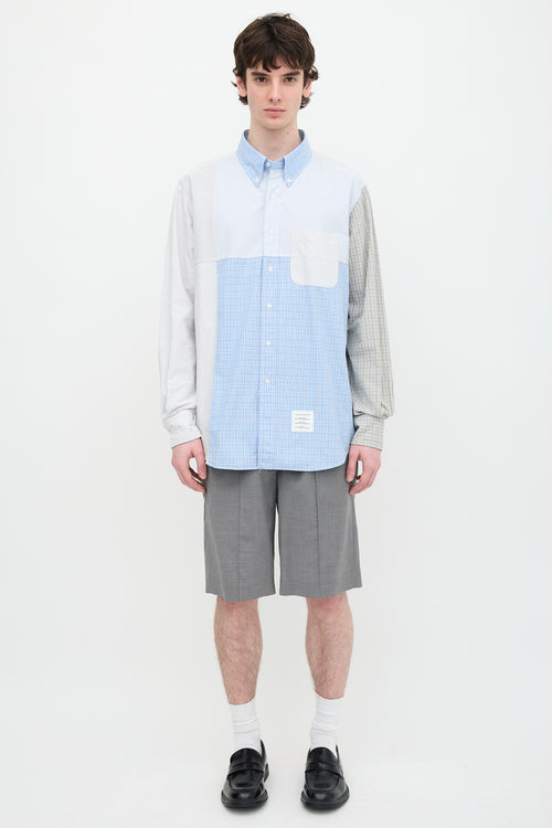 Thom Browne Mixed Pattern Shirt