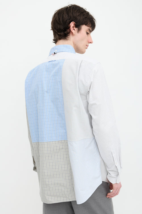 Thom Browne Mixed Pattern Shirt