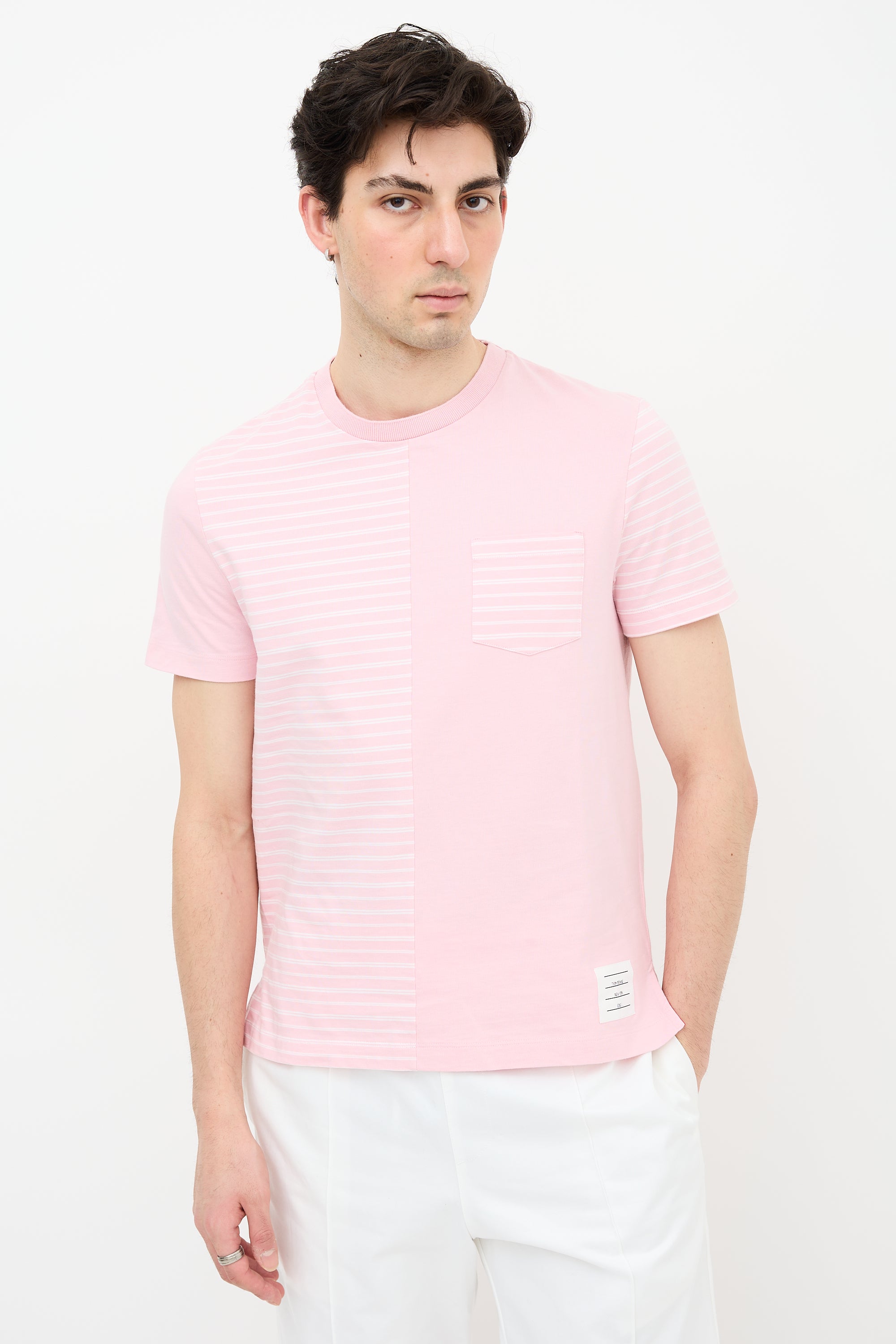 Thom Browne Split Striped T-Shirt