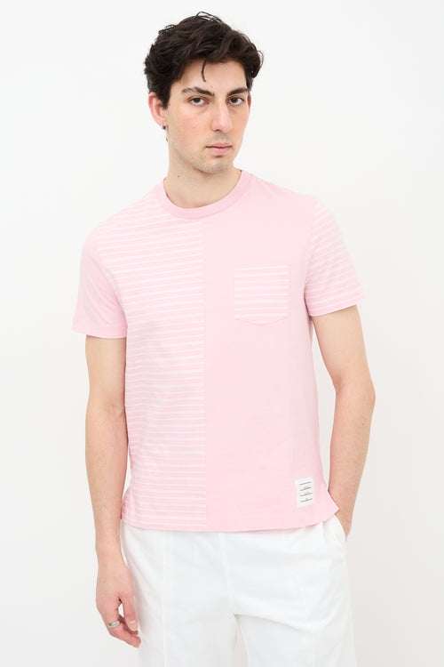 Thom Browne Split Striped T-Shirt