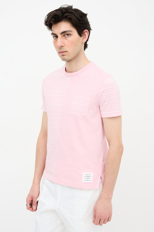 Thom Browne Split Striped T-Shirt