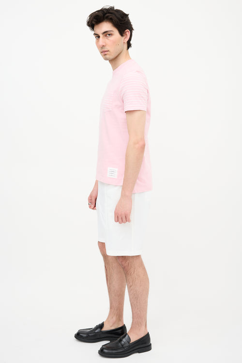 Thom Browne Split Striped T-Shirt