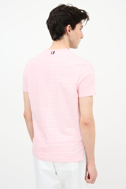Thom Browne Split Striped T-Shirt