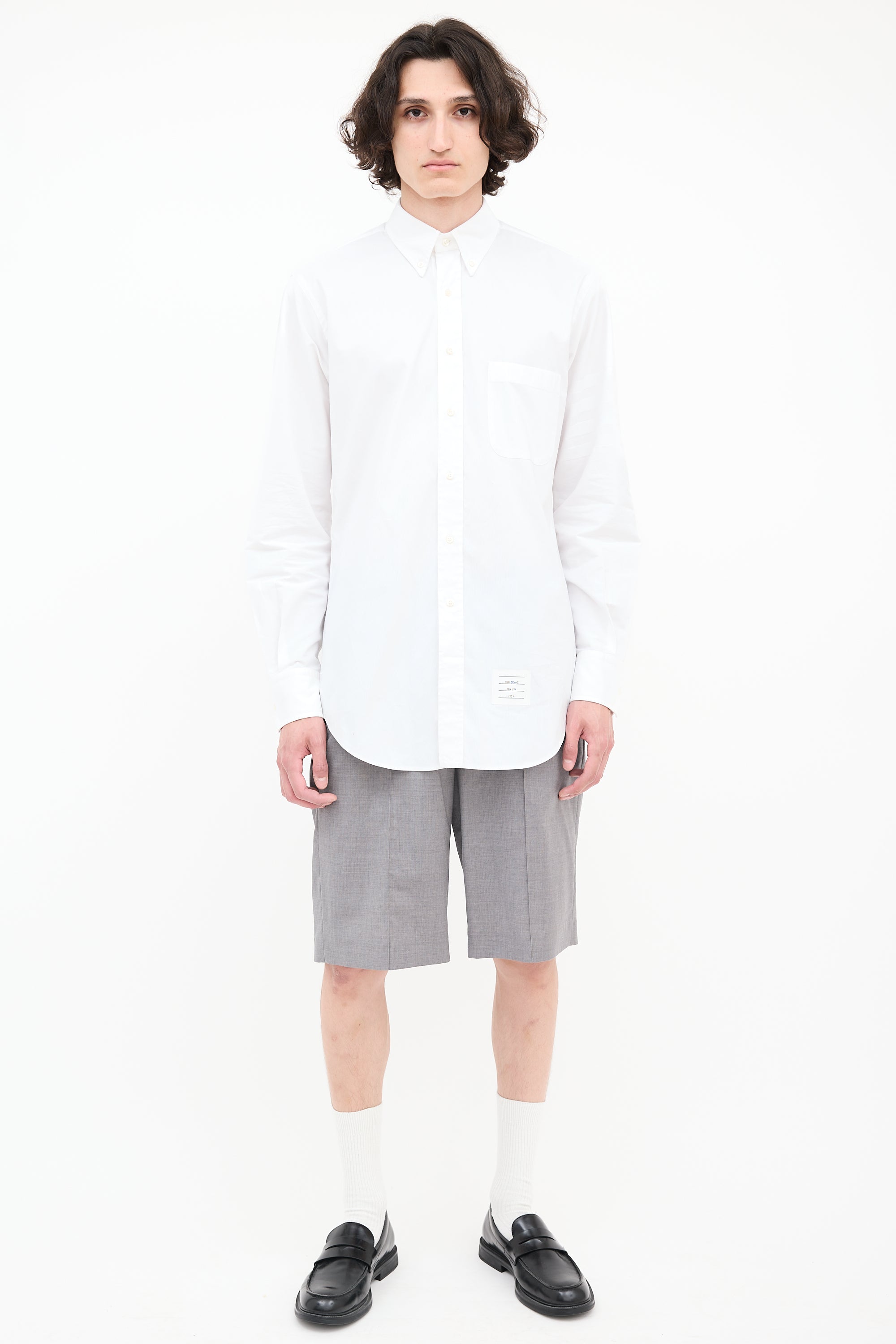 Thom Browne 4-Bar Shirt