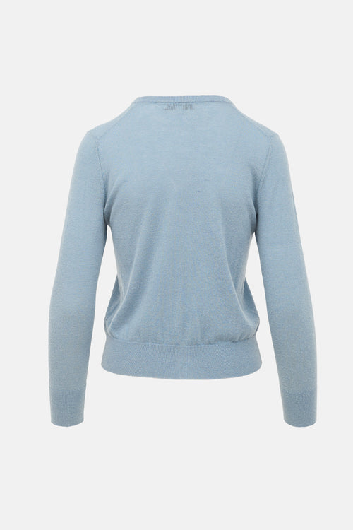 Tibi Crew Cardigan