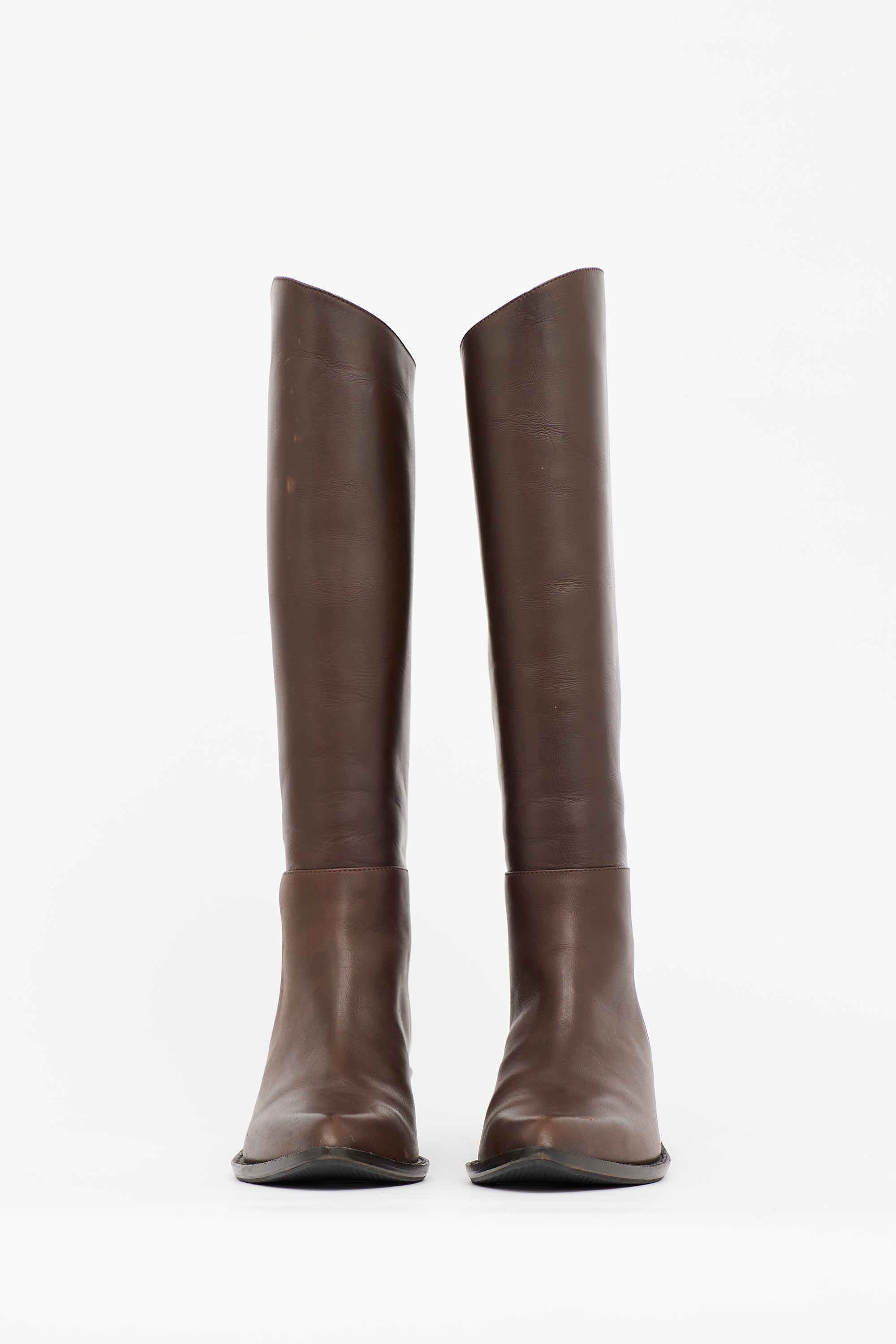Tibi Leather Dean Boot