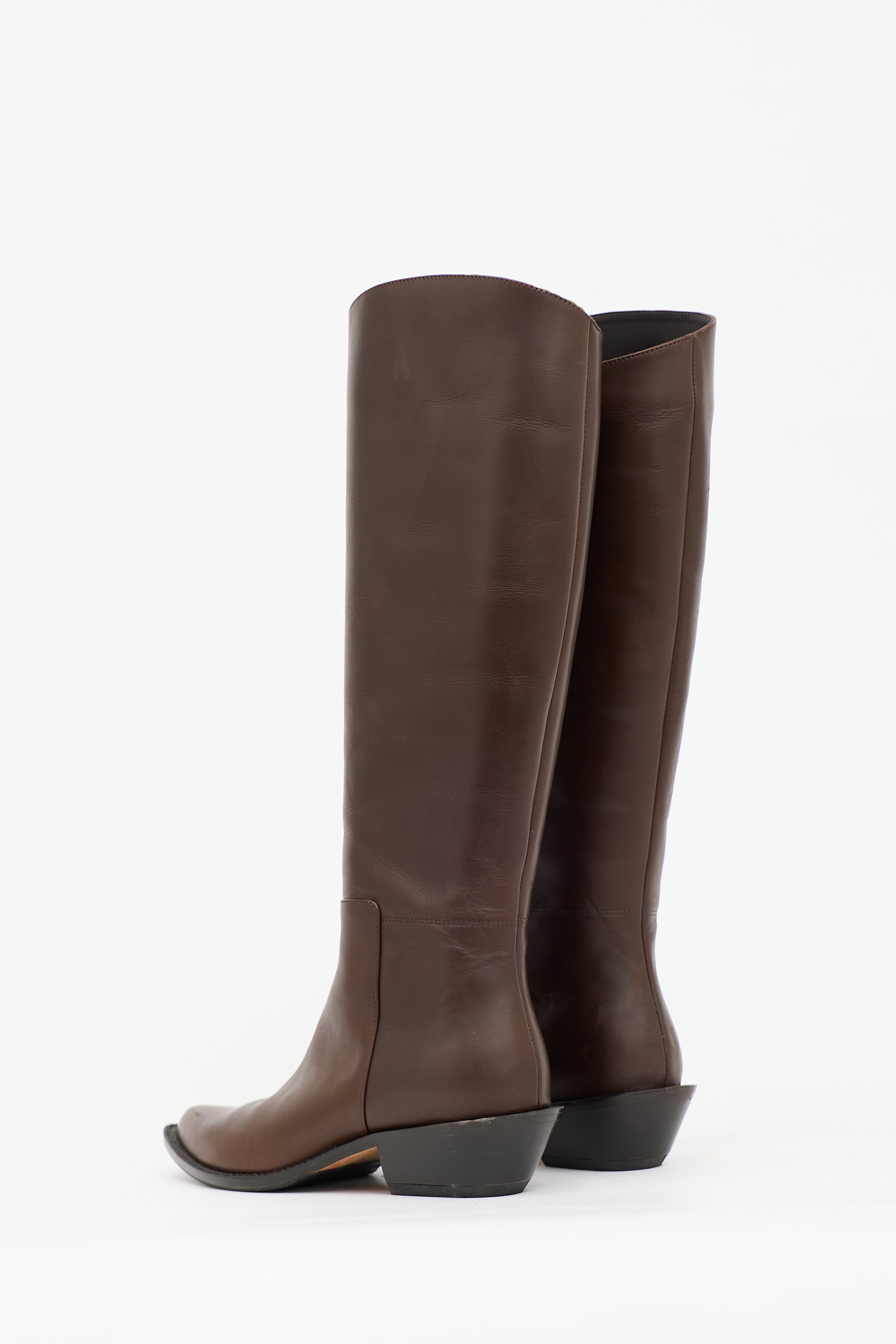 Tibi Leather Dean Boot