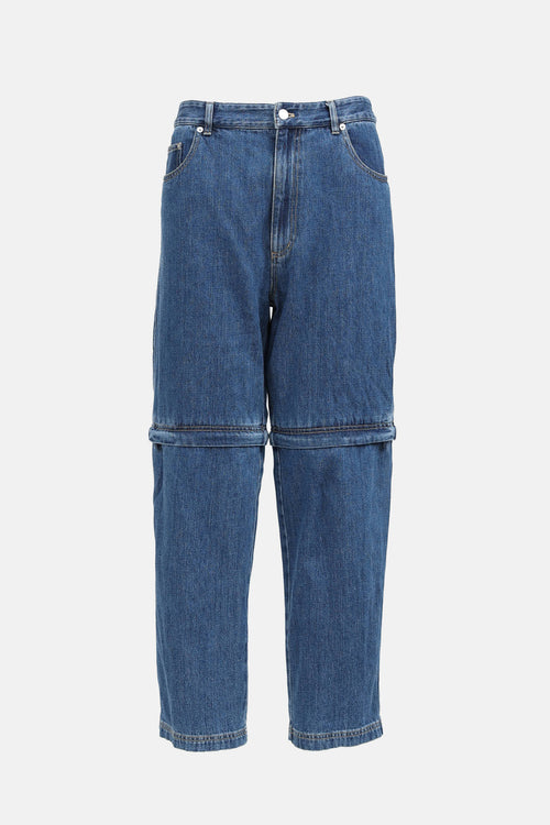 Tibi Denim Convertible Lars Jeans