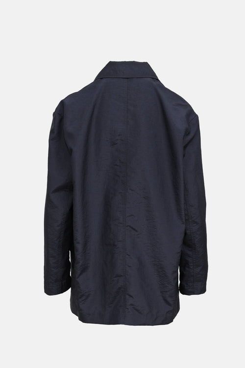 Tibi Crispy Nylon Liam Blazer