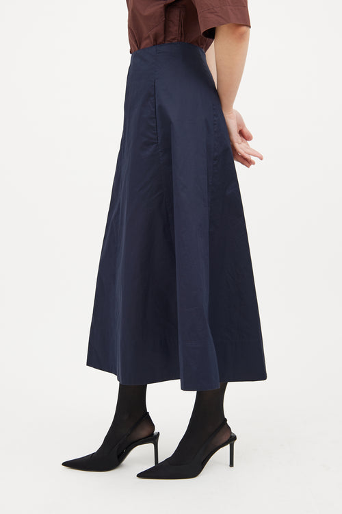 A-Line Midi Skirt