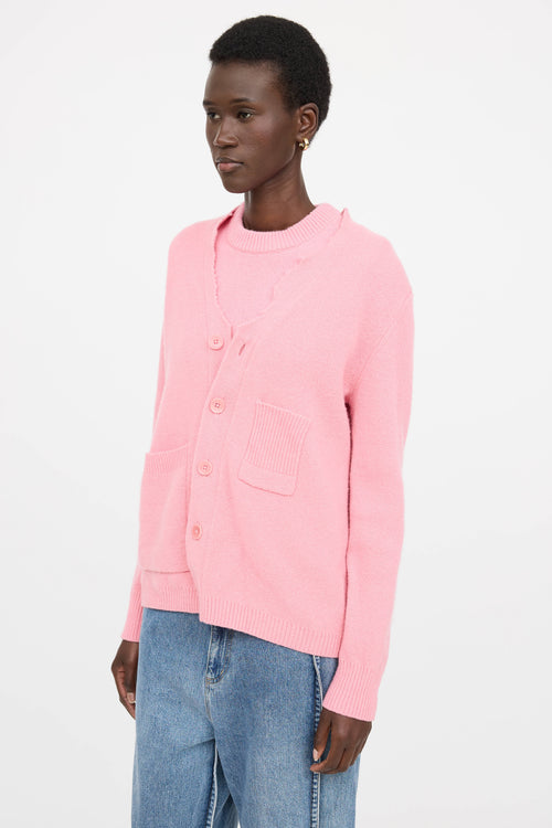 TibiWool Raw Edge Cardigan