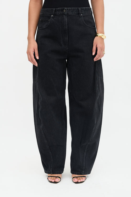 Tibi Sid Wide Barrel Jeans