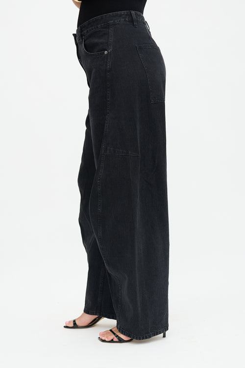 Tibi Sid Wide Barrel Jeans
