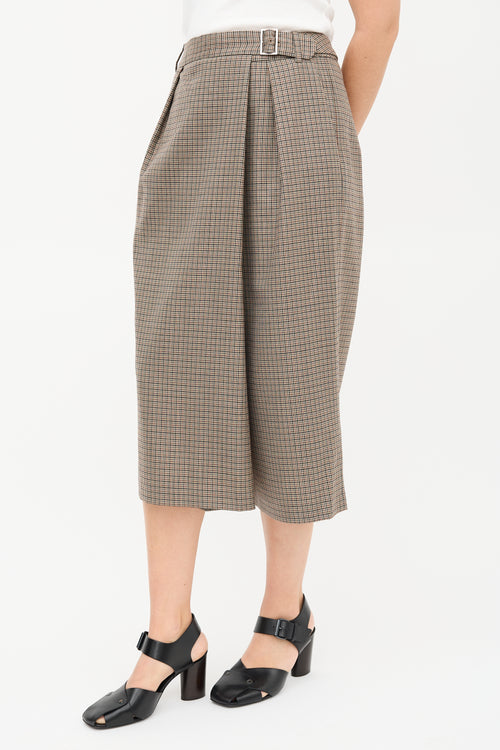 Tibi Wool Houndstooth Culotte