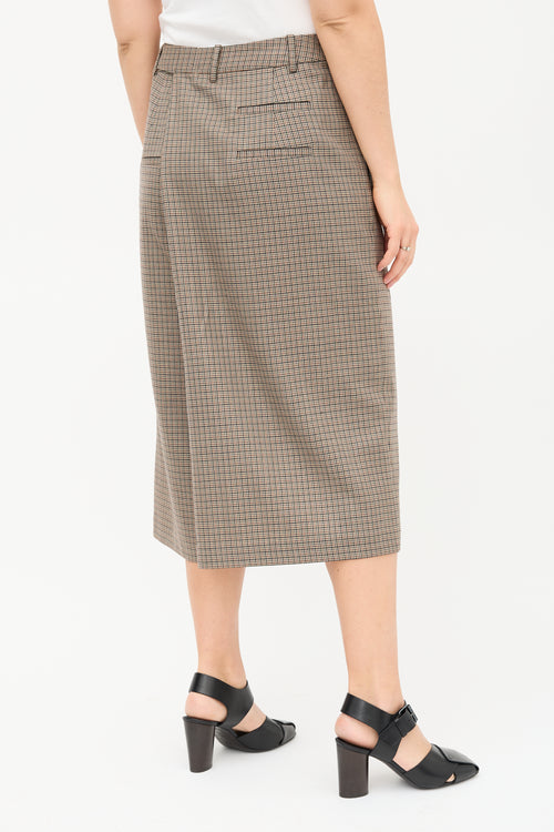 Tibi Wool Houndstooth Culotte