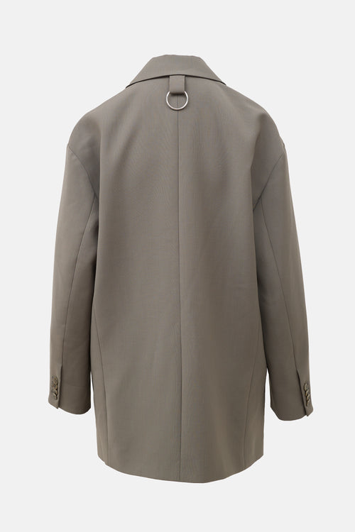 Tibi Wool Liam Blazer