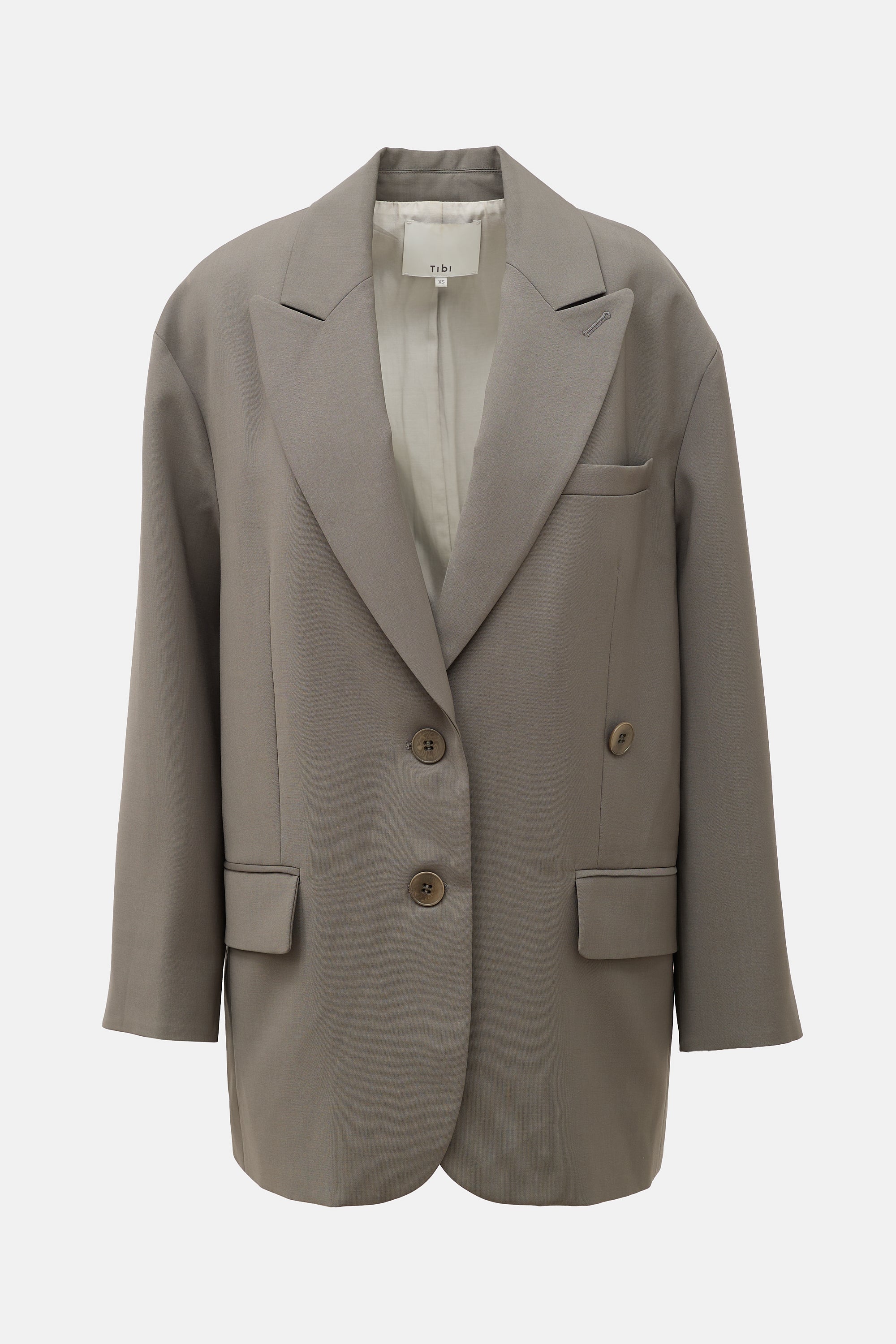 Tibi Wool Liam Blazer