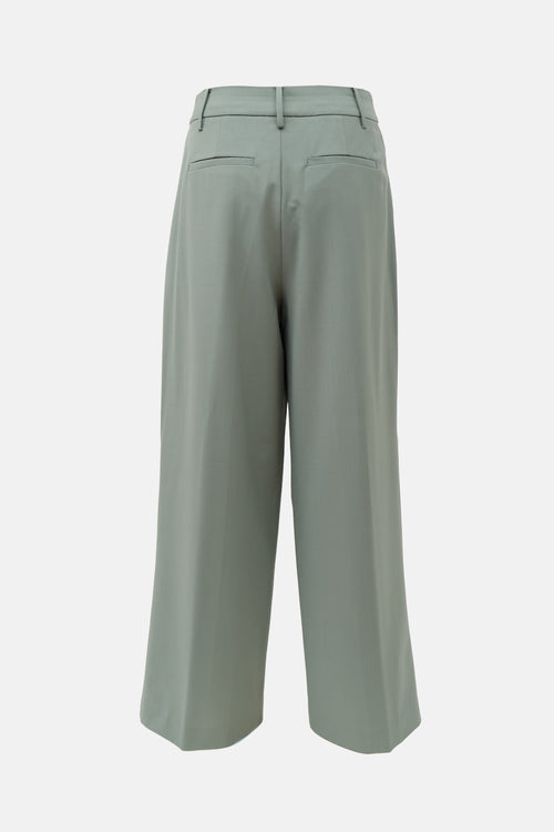 Tibi Wool Wide Leg Trouser