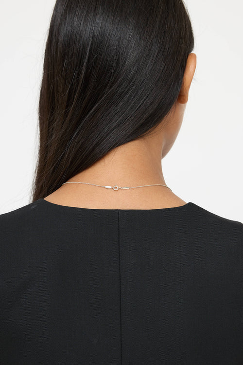 Tiffany & Co. X Elsa Peretti Sterling Silver By The Yard Turquoise Necklace