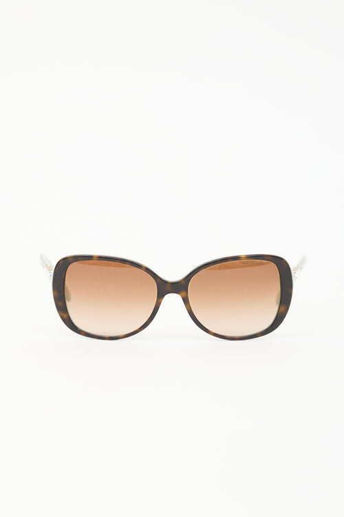 Tiffany & Co. TF4121 Embellished Rectangular Sunglasses