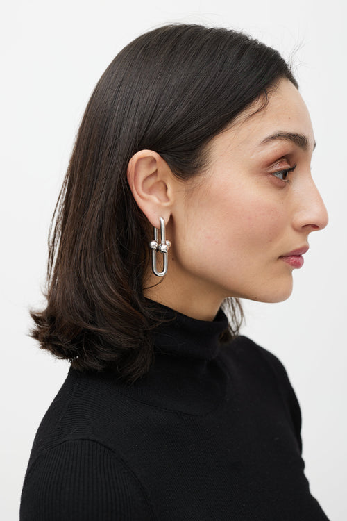 Tiffany & Co. Silver Extra Large HardWear Earrings