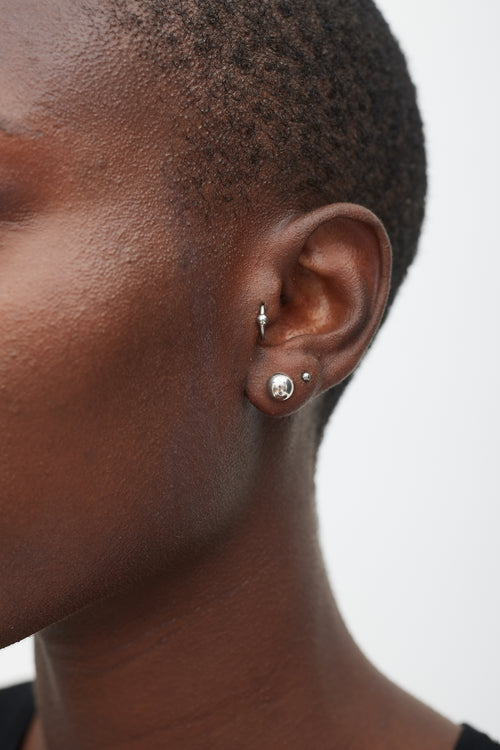 Tiffany & Co. Silver Hardwear Ball Stud Earrings